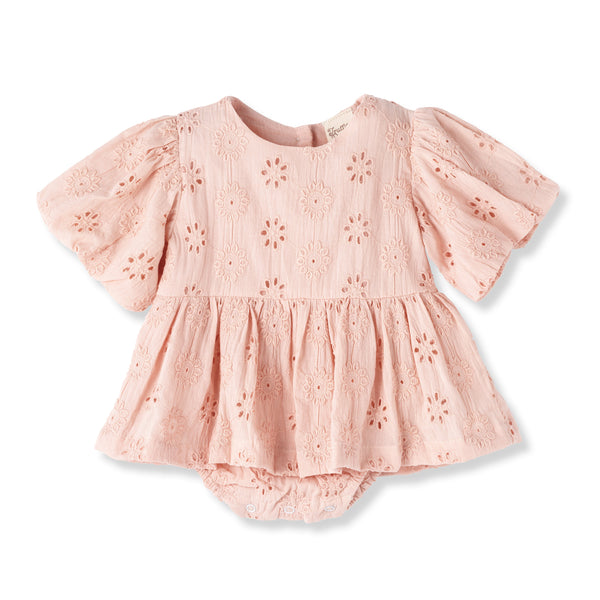pink-eyelet-cotton-skirted-baby-bodysuit-with-puff-sleeves Tesa Babe - Sophia's StyleBaby Girl Clothes-1